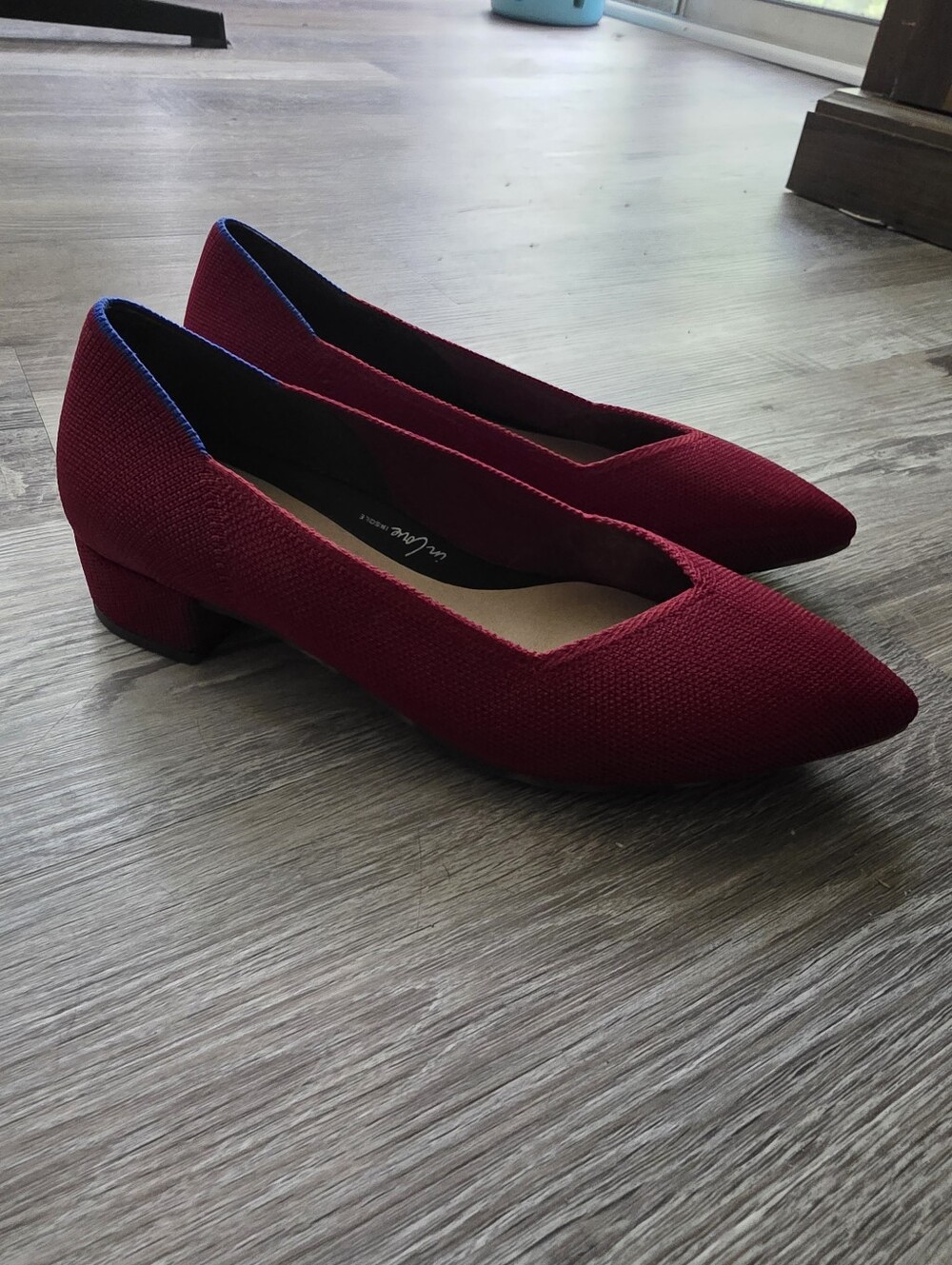 Rothy's The High Point Heels Size 7.5 In Autum Red 1.25" Heel